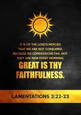 Lamentations 3 22 23