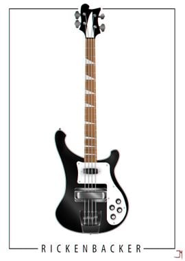 Rickenbacker Bass Poster