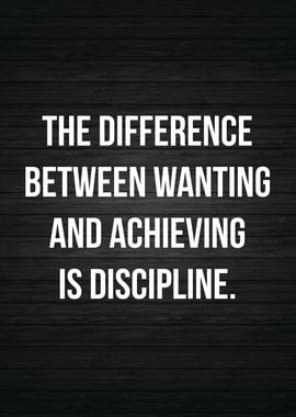 Discipline