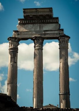 Columns of Dioscuri