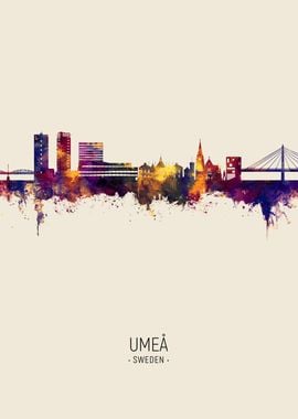 Umea Skyline Sweden