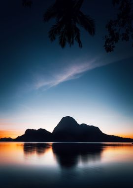 El Nido Silhouette Of Beau