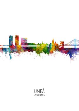 Umea Skyline Sweden