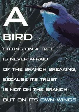 Bird on a tree motivation