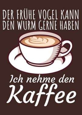 Vogel braucht viel Kaffee