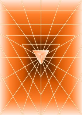 Orange Triangle Light