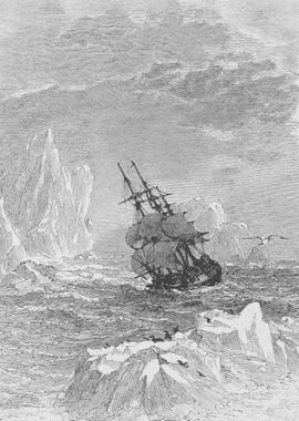 Ship Sailing the Arctic