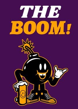 Funny Boom Bomb Smiley