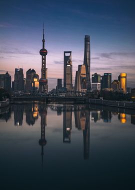 Shanghai City at night