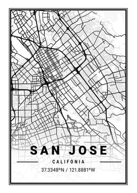 San Jose Light Map