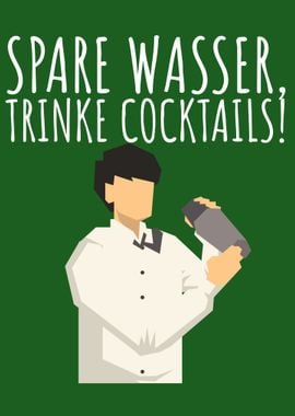 Spare Wasser Cocktail