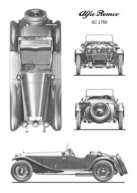 BNW Alfa Romeo 6C 1750