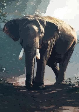 Majestic elefant