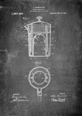 Coffee Perculator Patent