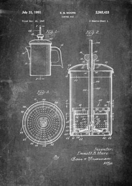 Vintage Coffee Pot Patent