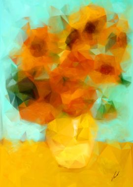 Sunflowers by Vart