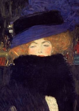 Lady with hat Gustav Klimt