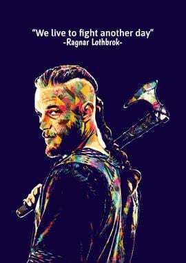 Ragnar Lothbrok Pop Art