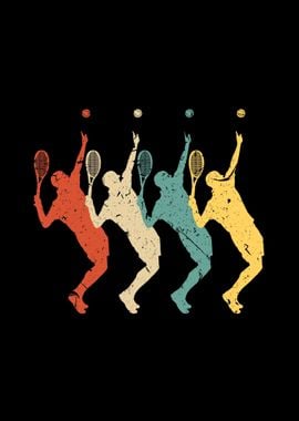 70s Tennis Player Vintage