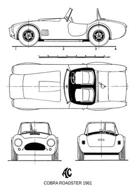 BNW AC Cobra Roadster 1961