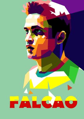 Falcao in pop art