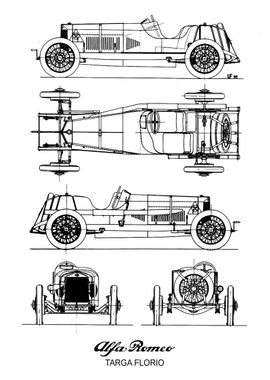 BNW Alfa Romeo Targa Flori