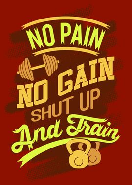 No pain no gain 