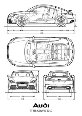 BNW Audi TT RS Coupe 2010