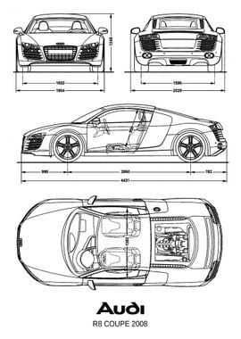 BNW Audi R8 Coupe 2008