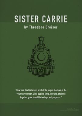 Sister Carrie Book Art 