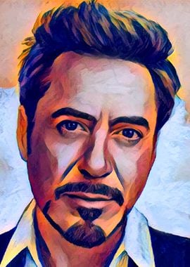 Robert Downey Jr Portrait