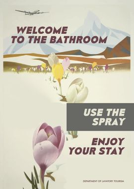 Funny Bathroom USE SPRAY