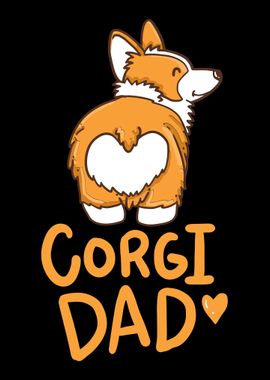 Corgi Dad For Corgi Dog Lo