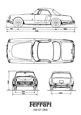 BNW Ferrari 250 GT 1959