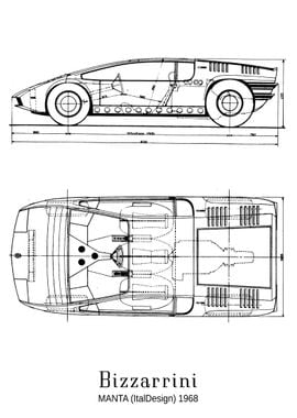 BNW Bizzarrini Manta Ital