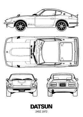 BNW Datsun 240Z 1972