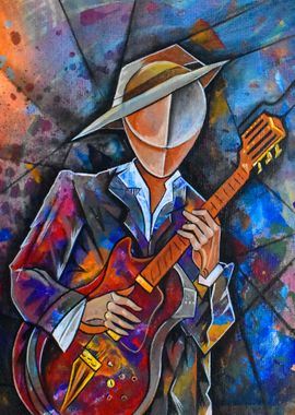 Blues guitarist