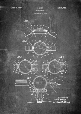 Wrist Watch Patent