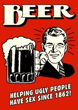 Vintage Beer Poster