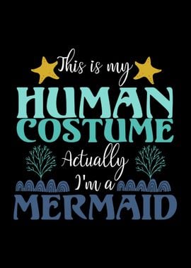 Mermaid Human Costume