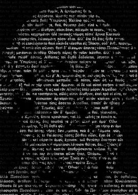 Homer Text Portrait