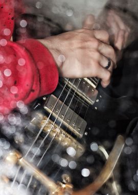 Abstract Guitar Photograph