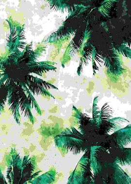 Tropical Palms green