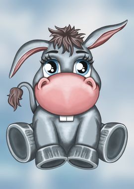 Cute donkey