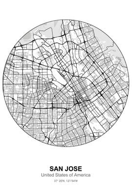 san jose circle map