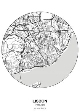 lisbon circle map