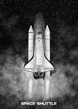 SPACE SHUTTLE PRINT