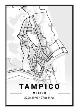 Tampico Light City Map