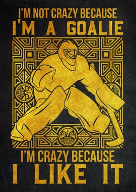 Goalie Golden Poster