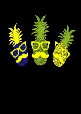 Hipster pineapple party